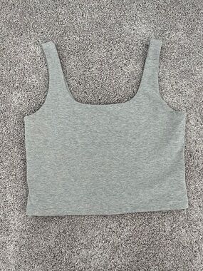 GAP Gray Cropped Tank NWOT